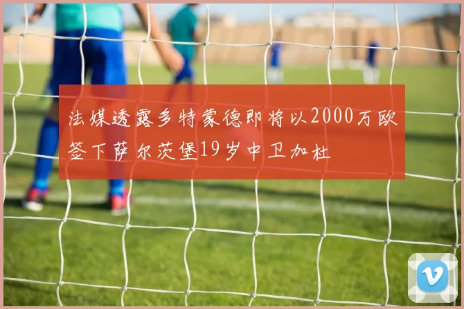 法媒透露多特蒙德即将以2000万欧签下萨尔茨堡19岁中卫加杜